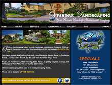 Tablet Screenshot of offshorelandscaping.com